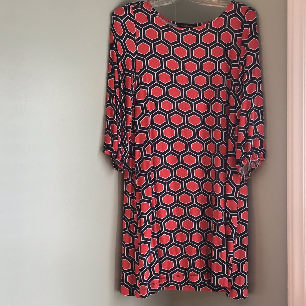 Hourglass Lilly Print Dress